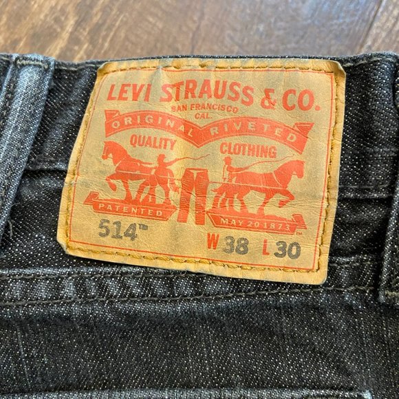 Levi's 514 Straight Leg Jeans - 38x30 - Picture 8 of 9